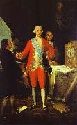 Francisco Jose de Goya Francisco de Goya the Count of Floridablanca and Goya. Sweden oil painting reproduction